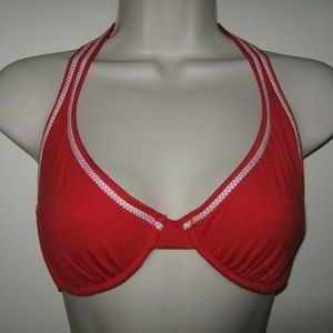 Rare JAG D-Cup Swimwear Bikini Top Sz XS